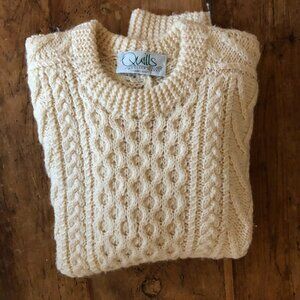 Vintage Fisherman Knit Wool Sweater
